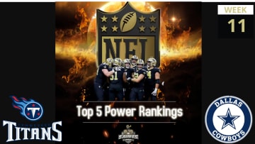 NFL Top 5 Power Rankings for Week 11