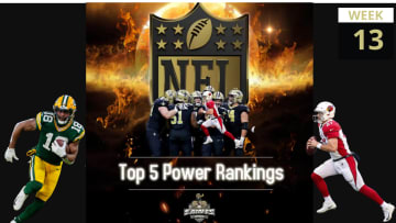 NFL Top 5 Power Rankings for Week 13