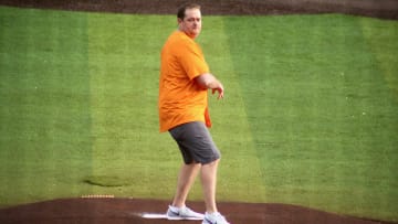 Watch: Josh Heupel Throws Out Opening Pitch for Tennessee-Vanderbilt Series Opener