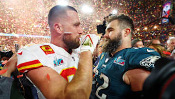 Watch: Jason, Travis Kelce Get Emotional Discussing Their Family's Super Bowl Experience