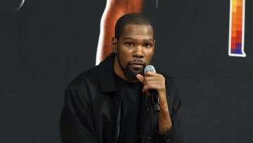 An Emotional Kevin Durant Reflects on Time with Nets, Kyrie Irving, James Harden