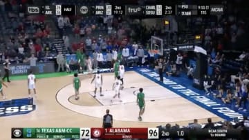 The End of Alabama's First-Round Matchup Featured A Horribly Bad Beat