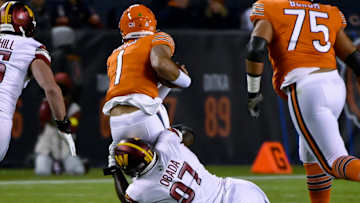 Late Goal Line Stand Saves 12-7 Commanders Win Over Bears: Live Game Log