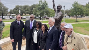 First Black Student Athlete at TCU, James Cash, Honored with Statue