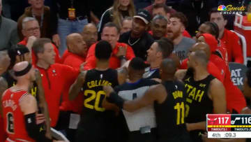 John Collins Explains His Side of Heated Exchange With Coach in Jazz-Bulls Scuffle