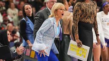 LSU’s Kim Mulkey Doubles Down on Controversial Reaction to Scuffle With South Carolina