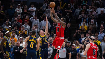 DeMar DeRozan scores 46 as the Chicago Bulls outlast the Indiana Pacers in overtime, 132-129