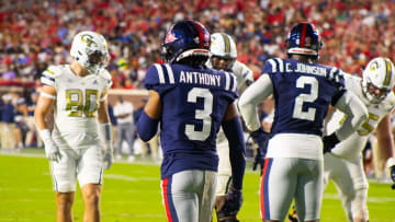 Daijahn Anthony's Huge Hit Forces Fumble, Leads To Ole Miss Rebels TD