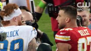 Mics Caught Travis Kelce Giving Some Thoughtful Advice to a Chargers Rookie