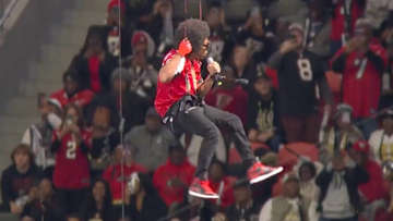 Ludacris Descended From the Heavens to Sing One of His Classic Hits to Falcons Fans