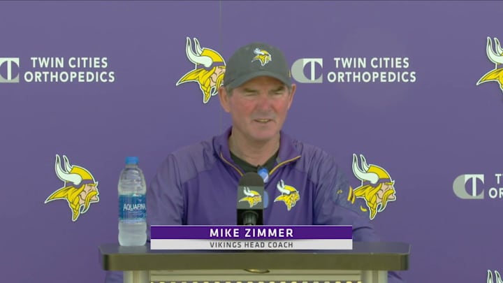 Mike Zimmer Talks WR Competition and Defense
