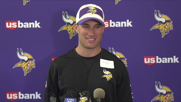 Vikings QB Kirk Cousins Talks About Where the Offense is at Halfway Through OTAs