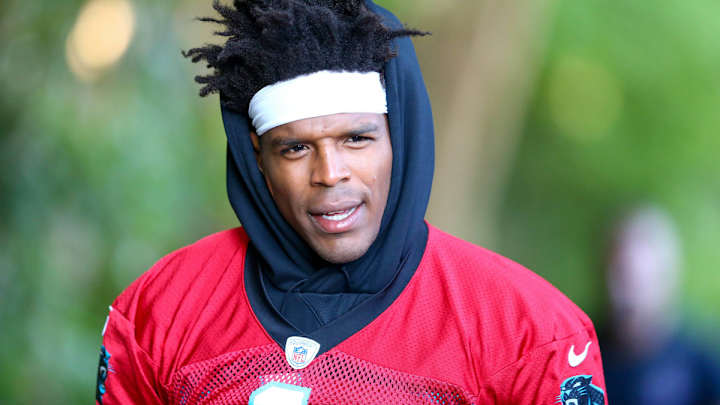Watch Cam Newton Throw at Panthers' Minicamp