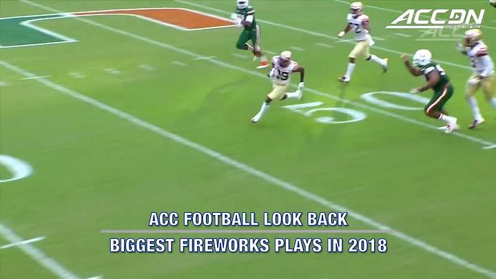 On the 4th of July: Watch the ACC's biggest offensive fireworks in 2018 On the 4th of July: Watch the ACC's biggest offensive fireworks in 2018