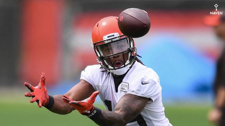 Dorian Baker's size and strength stand out in Cleveland Browns receiver group Dorian Baker's size and strength stand out in Cleveland Browns receiver group