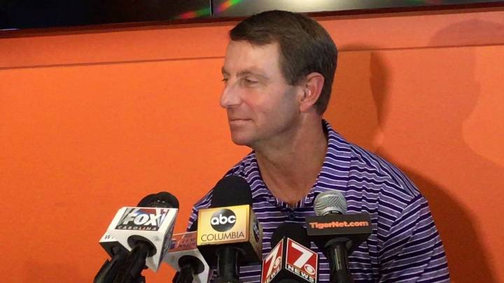 WATCH: Dabo Swinney at Clemson's Media Day WATCH: Dabo Swinney at Clemson's Media Day