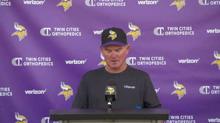 Mike Zimmer Addresses Media Before Start of Vikings Training Camp