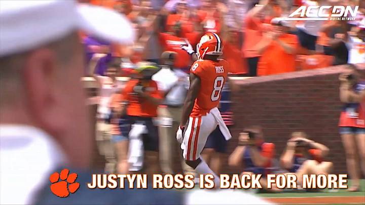 Watch: Justyn Ross— Building on Impressive Freshman Season Watch: Justyn Ross— Building on Impressive Freshman Season