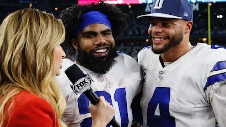Cowboys Camp: What Dak Prescott tells us about 'Zeke Out, Freak Out' Cowboys Camp: What Dak Prescott tells us about 'Zeke Out, Freak Out'