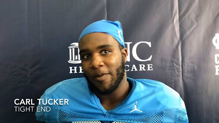 Carl Tucker excited about opportunity for tight ends