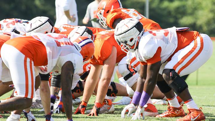 Offense starts hot, defense finishes strong in Tigers' first scrimmage Offense starts hot, defense finishes strong in Tigers' first scrimmage