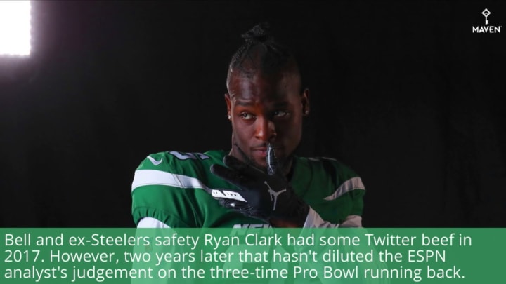 WATCH: Why Ryan Clark favors Jets' Le'Veon Bell over Giants' Saquon Barkley as NY RB king