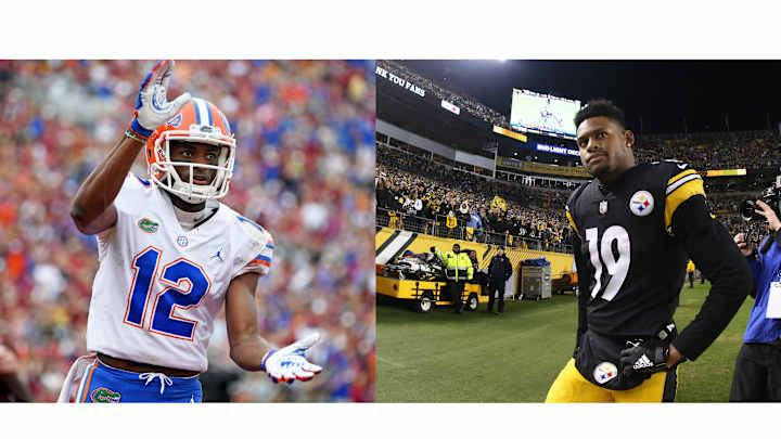 Comparing Florida's wide receivers to NFL wide receivers Comparing Florida's wide receivers to NFL wide receivers