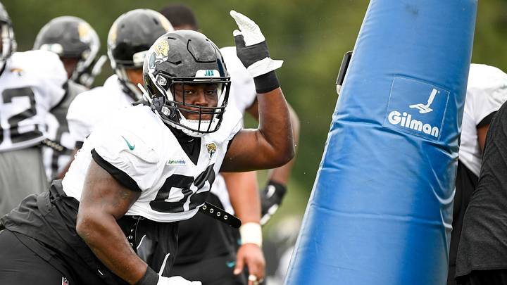 Jaguars head coach Doug Marrone on Dontavius Russell: 'He has the ability to play in this league' Jaguars head coach Doug Marrone on Dontavius Russell: 'He has the ability to play in this league'