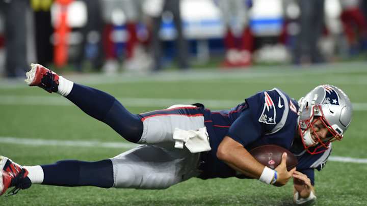 Jarrett Stidham displayed another facet of his game Thursday night vs. Giants: athleticism Jarrett Stidham displayed another facet of his game Thursday night vs. Giants: athleticism