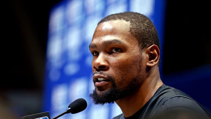 Kevin Durant says 'hell no' to blaming Warriors for Achilles injury Kevin Durant says 'hell no' to blaming Warriors for Achilles injury