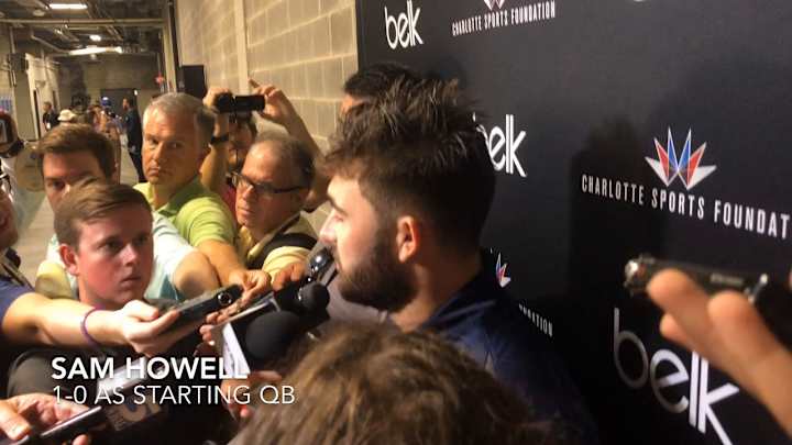 WATCH: Sam Howell breaks down first start, victory over South Carolina