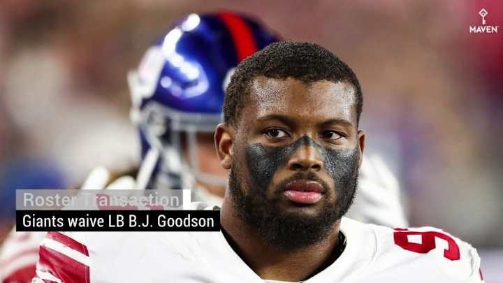 Giants trade linebacker B.J. Goodson