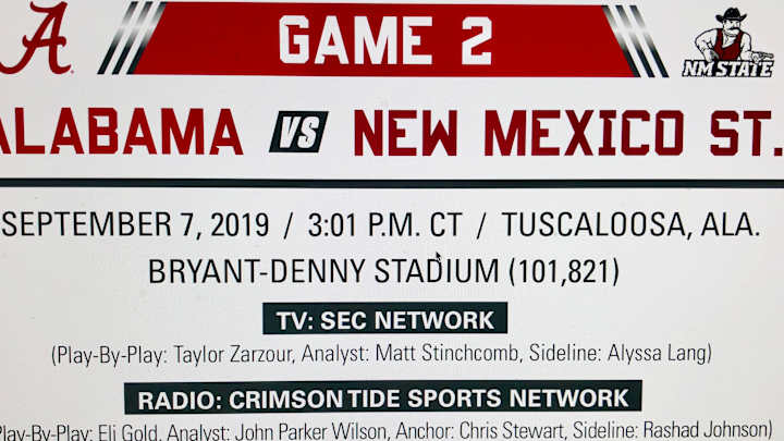 Game Day: New Mexico State at Alabama