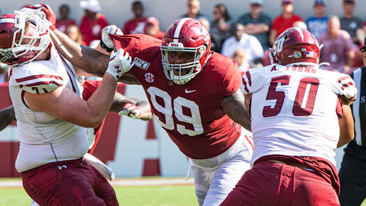 2020 NFL Draft Position Previews: Defensive Linemen and When Alabama's Raekwon Davis Might Get Picked