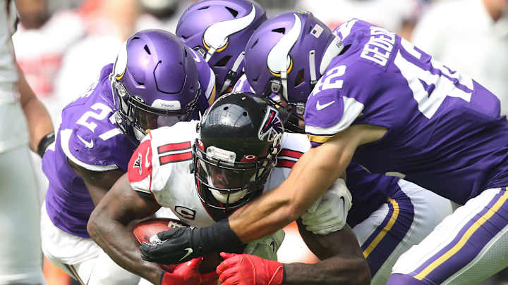 Run Game, Defense Lead Vikings to Season-Opening Victory over Falcons
