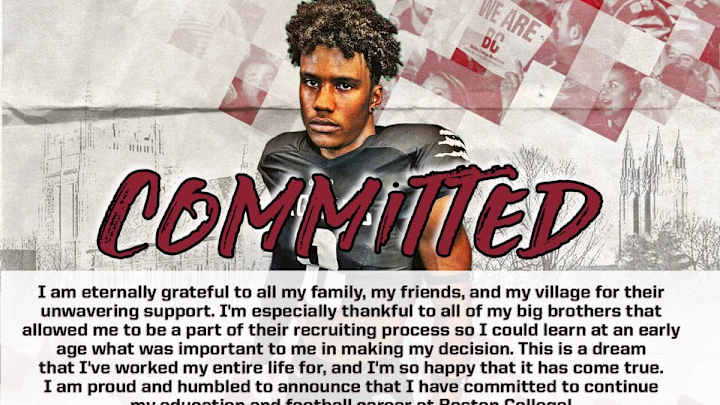 Boston College Football Recruiting: Eagles Land Commitment From '21 CB Jalen McCain Boston College Football Recruiting: Eagles Land Commitment From '21 CB Jalen McCain
