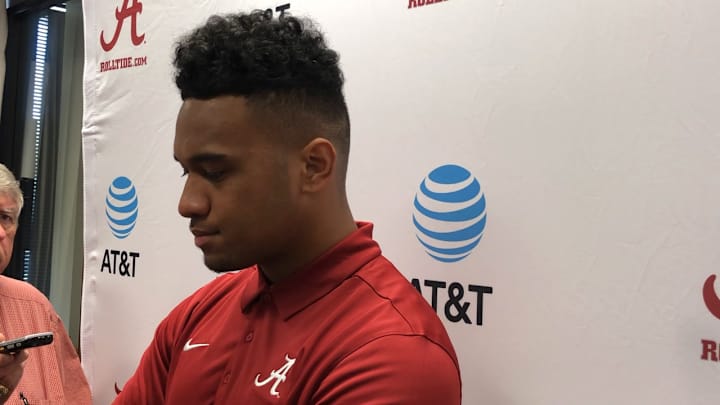 Alabama trying to keep Tua Tagovailoa from working 'like crazy'