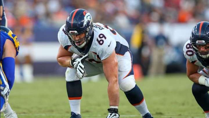 Broncos promote OT Jake Rodgers off the practice squad, waive Corey Levin