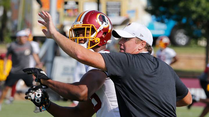 Riddick on Haskins: "The last coaching staff didn't want him there." Riddick on Haskins: "The last coaching staff didn't want him there."