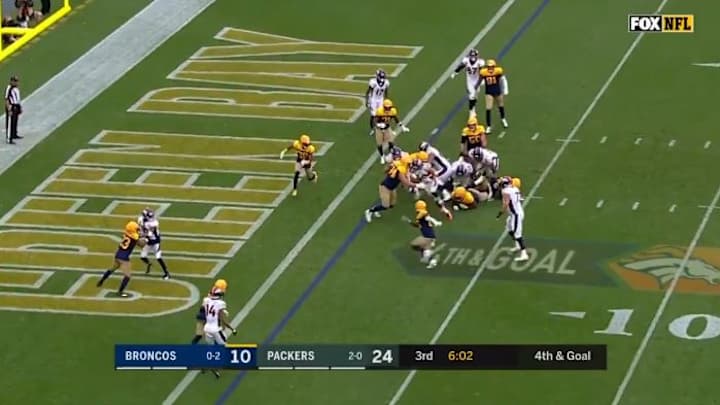 WATCH: Risner wills Lindsay into the end zone on gutsy 4th-&-Goal call