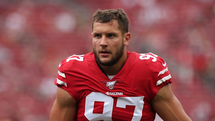 Nick Bosa has a strong chance to win the defensive rookie of the year award