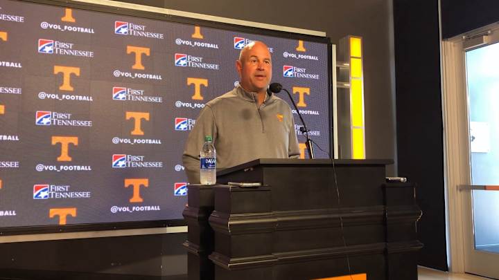 VIDEO: Tennessee football coach Jeremy Pruitt's Wednesday press conference