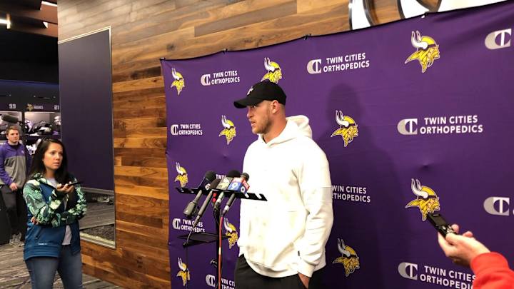 Watch: Kyle Rudolph On Facing The Bears' Defense