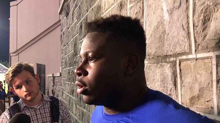 Tre Hornbuckle: "Big-time moment against a big-time team" Tre Hornbuckle: "Big-time moment against a big-time team"