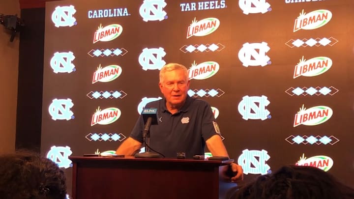 Mack Brown Postgame Press Conference: breaks down two-point play, says he's never been more proud of a team