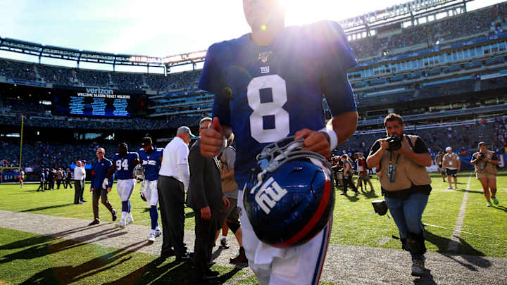 Daniel Jones delivers inspiring encore in 24-3 win over Washington Daniel Jones delivers inspiring encore in 24-3 win over Washington