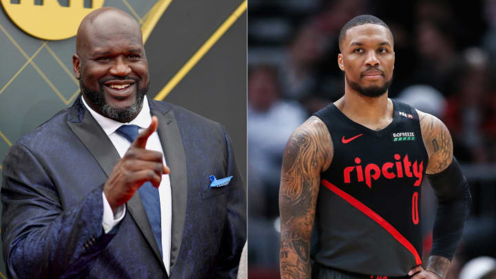 Damian Lillard Fires Back at Shaq in Latest Diss Track: 'Kobe Won You Them Rings' Damian Lillard Fires Back at Shaq in Latest Diss Track: 'Kobe Won You Them Rings'