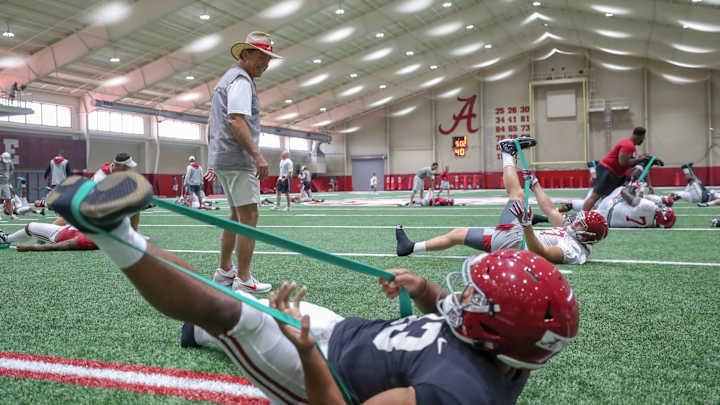 Alabama's taking it easy this week? Are you pulling my leg? Alabama's taking it easy this week? Are you pulling my leg?