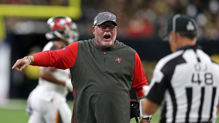 Bruce Arians blasts 'baffling' officiating after loss to Saints