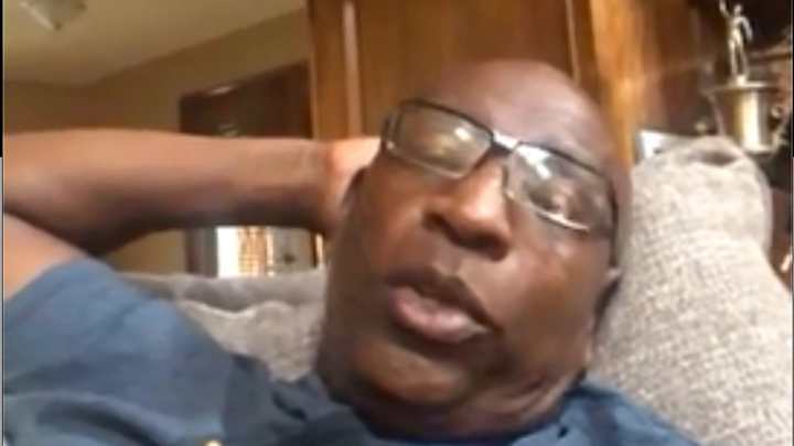 Eric Dickerson reacts to the second loss of the season for the Rams Eric Dickerson reacts to the second loss of the season for the Rams